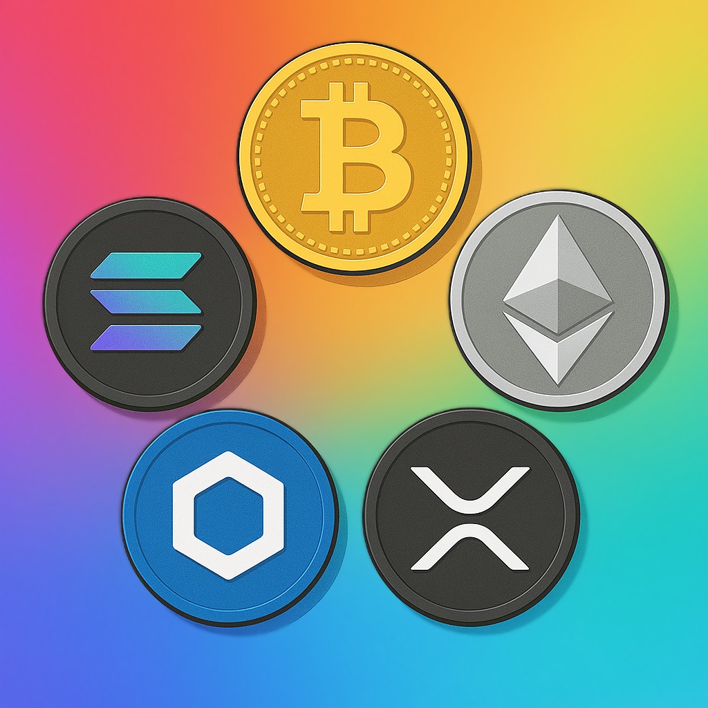 "Top 5 crypto coins August 2025"