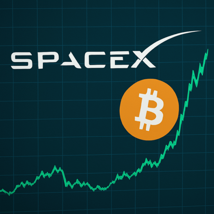 क्रिप्टो अपडेट 15 अगस्त 2025 SpaceX $1 Billion Bitcoin Holdings News