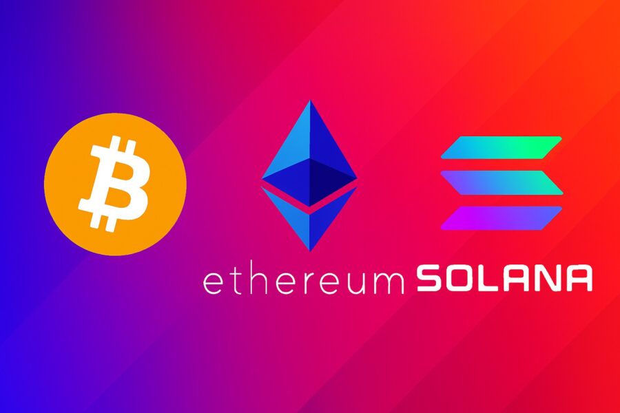 क्रिप्टो अपडेट 13 अगस्त 2025 – Bitcoin, Ethereum, Solana कीमत और मार्केट कैप